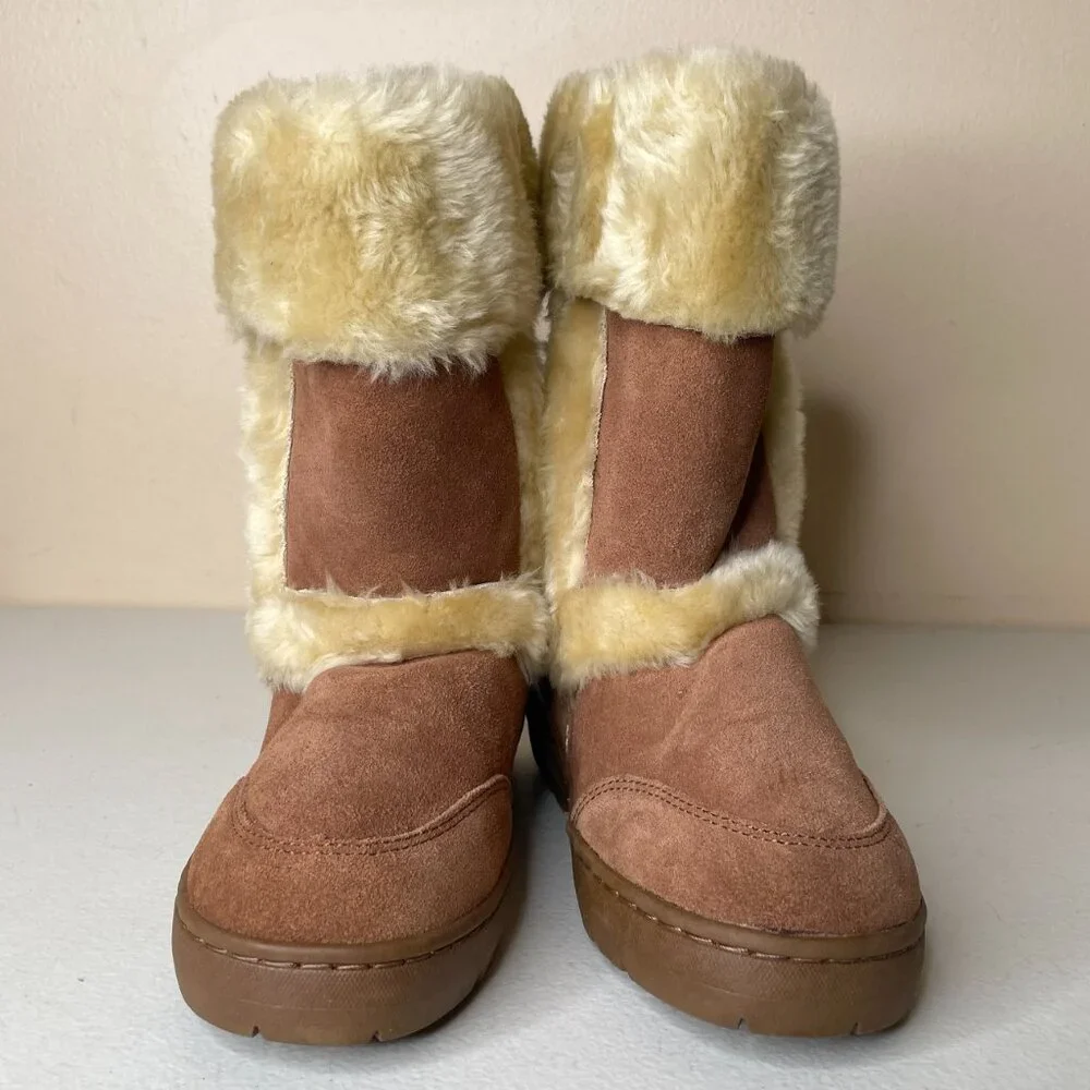 Style & Co Womens Witty Winter Faux Fur Boots Size 6